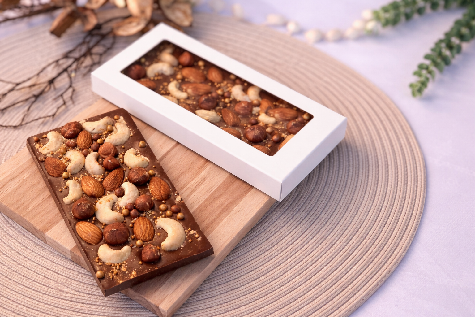 Premium Dry Fruit Dark Chocolate Bar