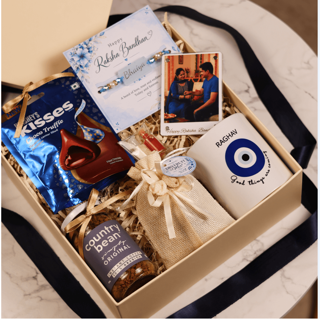Blue Bond Rakhi Hamper