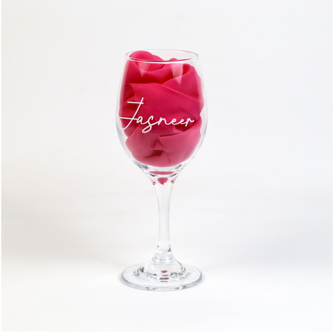 Personalised Wine Glass with Name