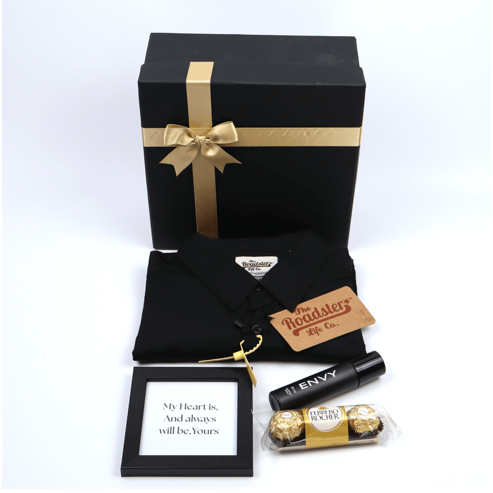Premium Black Gift Box for Men