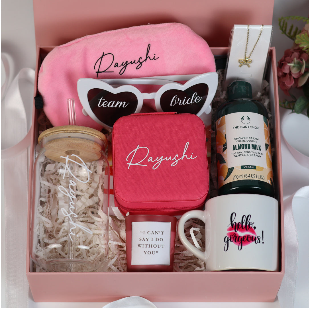 Luxury Personalised Pink Gift Box for Women