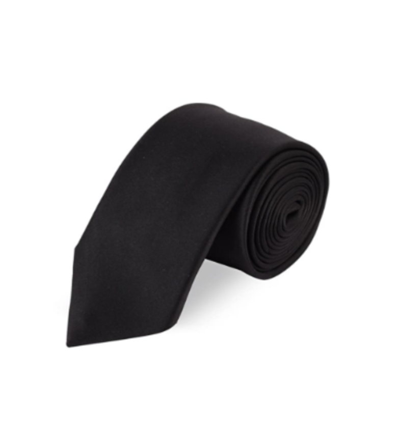 Classic Black Formal Tie for Men